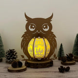 Harry Potter - 3D Owl Lantern File - Cricut File 1 - LightBoxGoodMan