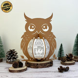 Harry Potter - 3D Owl Lantern File - 7x9" - Cricut File - LightBoxGoodMan - LightboxGoodman