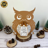 Harry Potter - 3D Owl Lantern File - 7x9" - Cricut File - LightBoxGoodMan - LightboxGoodman