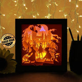 Harry Potter 4 Square - Paper Cutting Light Box - LightBoxGoodman - LightboxGoodman