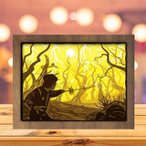 Harry Potter And Voldemort - Paper Cutting Light Box - LightBoxGoodman