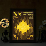 Harry Potter Marauders Map - Paper Cut Light Box File - Cricut File - 20x26cm - LightBoxGoodMan - LightboxGoodman