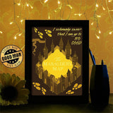 Harry Potter Marauders Map - Paper Cutting Light Box - LightBoxGoodman - LightboxGoodman