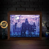 Haunted Castle – Paper Cut Light Box File - Cricut File - 20x26cm - LightBoxGoodMan - LightboxGoodman