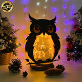 Haunted House - Paper Cut Owl Light Box File - Cricut File - 25x20 cm - LightBoxGoodMan - LightboxGoodman