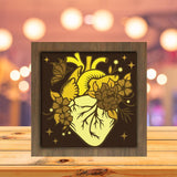 Heart 2 - Paper Cutting Light Box - LightBoxGoodman