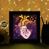 Heart 2 - Paper Cutting Light Box - LightBoxGoodman - LightboxGoodman