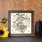 Heart 2 - Paper Cutting Light Box - LightBoxGoodman - LightboxGoodman