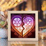 Heart Gear 1 – Paper Cut Light Box File - Cricut File - 8x8 Inches - LightBoxGoodMan - LightboxGoodman