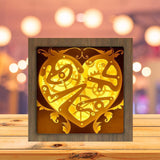 Heart Gear 2 - Paper Cutting Light Box - LightBoxGoodman - LightboxGoodman