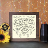 Heart Gear 2 - Paper Cutting Light Box - LightBoxGoodman - LightboxGoodman