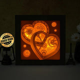 Heart Gear 5 – Paper Cut Light Box File - Cricut File - 8x8 Inches - LightBoxGoodMan - LightboxGoodman