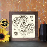 Heart Gear 5 - Paper Cutting Light Box - LightBoxGoodman - LightboxGoodman