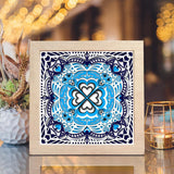 Heart Mandala 2 – Paper Cut Light Box File - Cricut File - 8x8 Inches - LightBoxGoodMan