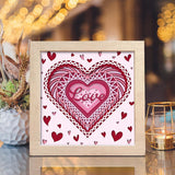 Heart Mandala – Paper Cut Light Box File - Cricut File - 8x8 Inches - LightBoxGoodMan