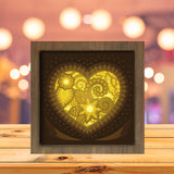 Heart - Paper Cutting Light Box - LightBoxGoodman - LightboxGoodman