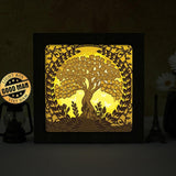 Heart Tree – Paper Cut Light Box File - Cricut File - 8x8 Inches - LightBoxGoodMan - LightboxGoodman