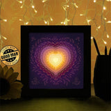 Heart Victorian - Paper Cutting Light Box - LightBoxGoodman - LightboxGoodman