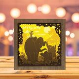 Heffalump - Paper Cutting Light Box - LightBoxGoodman - LightboxGoodman