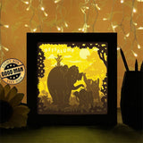 Heffalump - Paper Cutting Light Box - LightBoxGoodman - LightboxGoodman