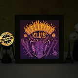 Hellfire Club - Paper Cut Light Box File - Cricut File - 20x20cm - LightBoxGoodMan - LightboxGoodman