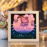 Hello Kitty 2 – Paper Cut Light Box File - Cricut File - 20x20cm - LightBoxGoodMan