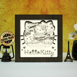 Hello Kitty 2 – Paper Cut Light Box File - Cricut File - 20x20cm - LightBoxGoodMan - LightboxGoodman