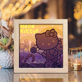 Hello Kitty – Paper Cut Light Box File - Cricut File - 20x20cm - LightBoxGoodMan