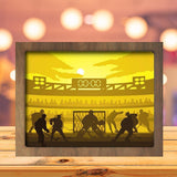 Hockey 1 - Paper Cutting Light Box - LightBoxGoodman - LightboxGoodman