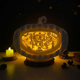 Hocus Pocus - 3D Pop-up Light Box Pumpkin File - Cricut File - LightBoxGoodMan