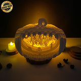 Hocus Pocus - 3D Pop-up Light Box Pumpkin File - Cricut File - LightBoxGoodMan - LightboxGoodman