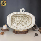 Hocus Pocus - 3D Pop-up Light Box Pumpkin File - Cricut File - LightBoxGoodMan - LightboxGoodman