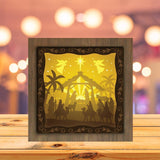 Holy Night - Paper Cutting Light Box - LightBoxGoodman - LightboxGoodman