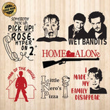 Home Alone - Cricut File - Svg, Png, Dxf, Eps - LightBoxGoodMan - LightboxGoodman