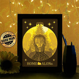 Home Alone - Paper Cutting Light Box - LightBoxGoodman - LightboxGoodman