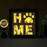 Home Cat – Paper Cut Light Box File - Cricut File - 20x20cm - LightBoxGoodMan - LightboxGoodman