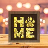 Home Dog - Paper Cutting Light Box - LightBoxGoodman - LightboxGoodman