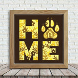 Home Dog - Paper Cutting Light Box - LightBoxGoodman - LightboxGoodman