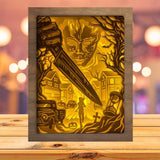 Horror Movie 2 - Paper Cutting Light Box - LightBoxGoodman