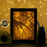 Horror Movie 3 - Paper Cutting Light Box - LightBoxGoodman - LightboxGoodman