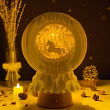 Horse 1 - 3D Pop-up Light Box Globe File - Cricut File - LightBoxGoodMan - LightboxGoodman