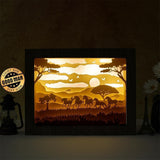 Horse 1 – Paper Cut Light Box File - Cricut File - 8x10 inches - LightBoxGoodMan - LightboxGoodman