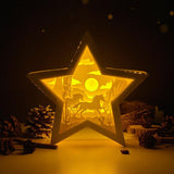 Horse - Paper Cut Star Light Box File - Cricut File - 20x21cm - LightBoxGoodMan - LightboxGoodman