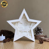 Horse - Paper Cut Star Light Box File - Cricut File - 20x21cm - LightBoxGoodMan - LightboxGoodman