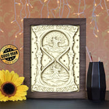 Hourglass 2 - Paper Cutting Light Box - LightBoxGoodman - LightboxGoodman