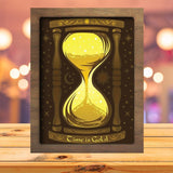 Hourglass - Paper Cutting Light Box - LightBoxGoodman - LightboxGoodman