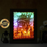 Howl's Moving Castle - Paper Cutting Light Box - LightBoxGoodman - LightboxGoodman