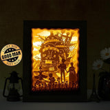 Howl's Moving Castle - Paper Cutting Light Box - LightBoxGoodman - LightboxGoodman