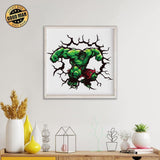 Hulk - Paper 3D Layered File - Cricut File - 20x27cm - LightBoxGoodMan - LightboxGoodman