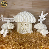 Hummingbird - 3D Pop-up Light Box Mushroom File - Cricut File - LightBoxGoodMan - LightboxGoodman